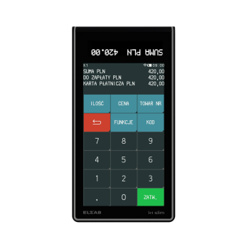 KASA FISKALNA ELZAB K1 ONLINE WiFi - jak telefon